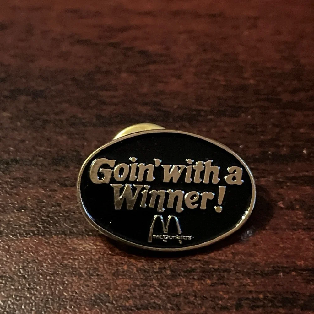 Vintage‎ McDonald’s “Goin’ With A Winner!” Employee Lapel Hat Pin